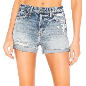 NWT GRLFRND Kerry Shorts Dead End Wash Size 24